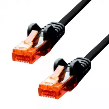 ProXtend CAT6 RJ-45 7 m melns Ethernet kabelis