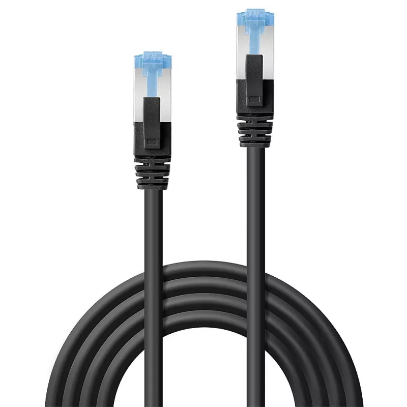 Lindy 47186 tīkla kabelis, melns, 30 m, Cat6a S/FTP (S-STP)