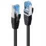Lindy 47176 tīkla kabelis Melns 0.5 m Cat6a S/FTP (S-STP)