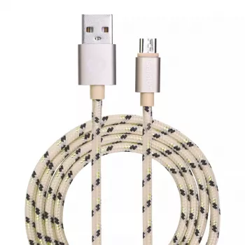 USB kabelis Garbot C-05-10194 1m USB A — Micro-USB B Zelts