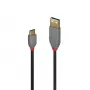 Lindy 0.5m USB 2.0 A–C kabelis, Anthra Line