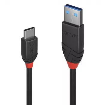 Lindy 36914 USB kabelis USB 3.2 Gen 1 (3.1 Gen 1) 0,15 m USB C – USB A Melns