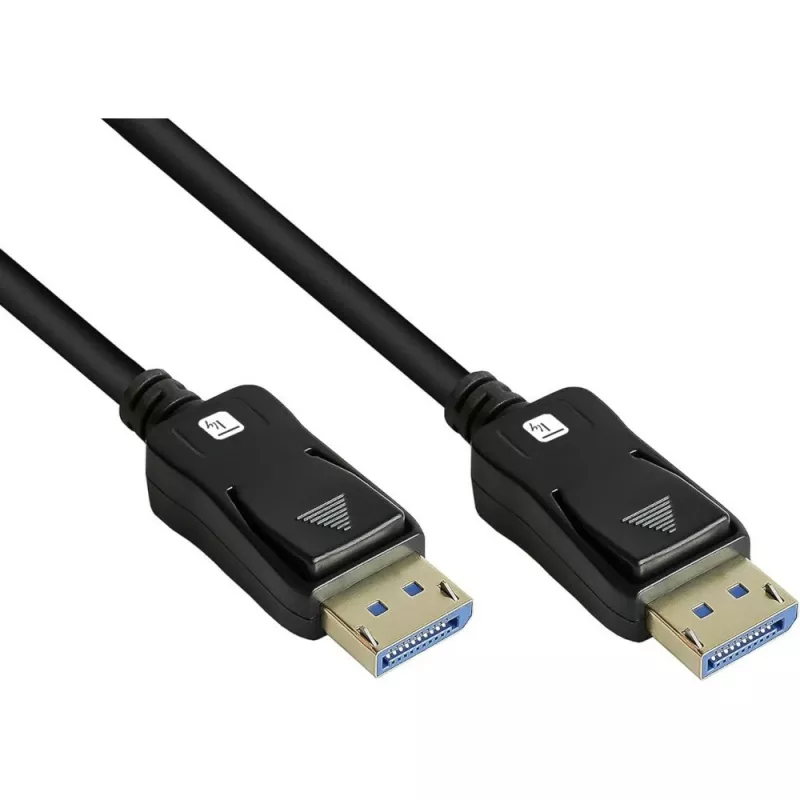Techly ICOC-DSP-A21-010 DisplayPort kabelis 1 m Melns