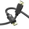 Techly ICOC-DSP-A21-010 DisplayPort kabelis 1 m Melns