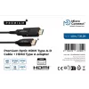 Microconnect Premium Optic HDMI A-D kabelis 40m 2.0 3D 18Gbit/s
