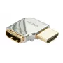 Lindy CROMO HDMI vīrietis uz HDMI sieviete 90 grādu taisnleņķa adapteris - pa labi