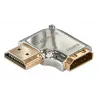 Lindy CROMO HDMI vīrietis uz HDMI sieviete 90 grādu taisnleņķa adapteris - pa labi
