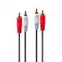 Audio kabelis stereo RCA 3.5mm 20m Lindy