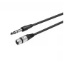 Vivolink PROAUDXLRFJACKS3 audio kabelis 3 m XLR 6,35 mm Melns