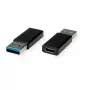 Adapter USB 3.2 Gen 1 VALUE Type A – C M/F Melns
