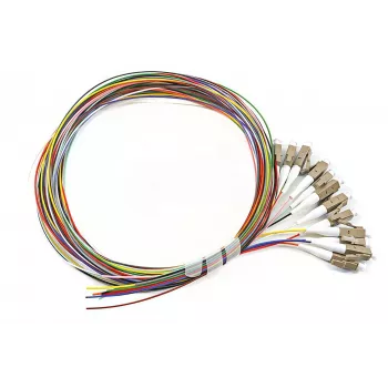 Lanview LVO-PIG-LCUPC-12CORE-OM4-2M-PVC 12-dzīslu OM4 optiskais kabelis 2 m ar LC UPC savienotājiem