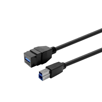 VivoLink USB 3.0 Type-A uz Type-A pagarinātājkabelis PROKEYUSB3AFBM2B, 2 m, Melns