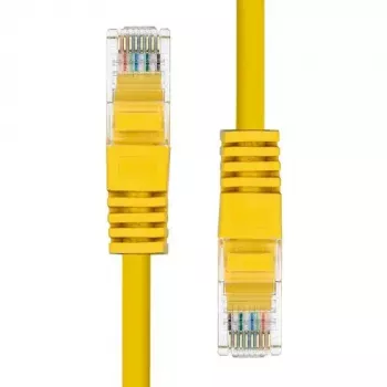 ProXtend CAT5e U/UTP Ethernet kabelis RJ-45 0,3 m Dzeltens