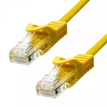 ProXtend CAT5e U/UTP Ethernet kabelis RJ-45 0,3 m Dzeltens