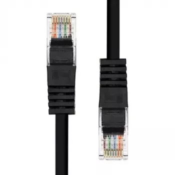 Ethernet kabelis ProXtend CAT5e RJ-45 0.3m Melns