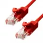 ProXtend CAT5e U/UTP Ethernet kabelis 0,5m sarkans