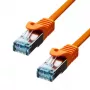 Ethernet kabelis ProXtend CAT6A RJ-45 S/FTP 0,5m Oranžs