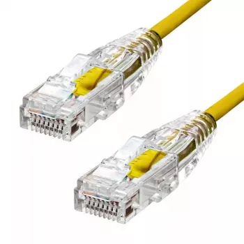 ProXtend Ultra Slim CAT6 RJ-45 tīkla kabelis 3m dzeltens