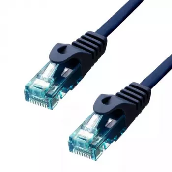 Ethernet kabelis ProXtend CAT6A U/UTP RJ-45 0,75m Zils
