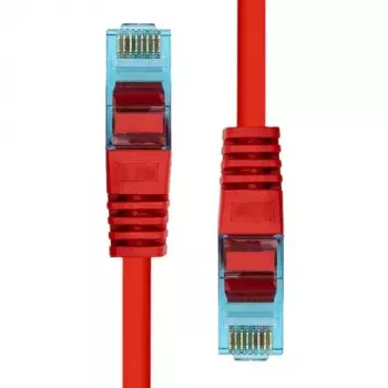 ProXtend CAT6A RJ-45 U/UTP Ethernet kabelis 15m Sarkans
