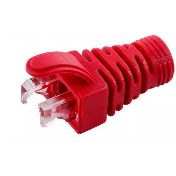 MicroConnect CONB65R aizsarguzmava Cat5e/Cat6/Cat6A kabeļiem līdz 6.5 mm, sarkana