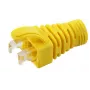 MicroConnect CONB65Y stresa mazinātājs Cat5e/Cat6/Cat6A kabeļiem līdz 6.5 mm, dzeltens