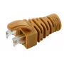 MicroConnect CONB65O atslogojuma uzmava Cat5e/Cat6/Cat6A kabeļiem līdz 6,5 mm, oranža, 100 gab.