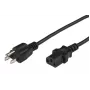 Microconnect PE110401 strāvas kabelis melns 1 m C13 savienotājs B tipa kontaktdakša