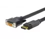 Vivolink PRODPDVI2 adaptera kabelis 2 m DisplayPort — DVI-D, melns