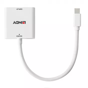 Lindy Mini DisplayPort uz DVI pārveidotājs 0,18 m