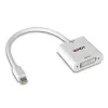 Lindy 38318 Mini DisplayPort uz DVI pasīvais konverters, DisplayPort 1.1, 0,18 m, melnā krāsā