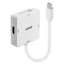 Lindy Mini DisplayPort 1.2 uz HDMI 1.4, DVI un VGA pārveidotājs