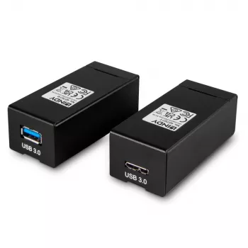 AV raidītājs un uztvērējs Lindy 200m šķiedras optikas USB 3.0 pagarinātājs