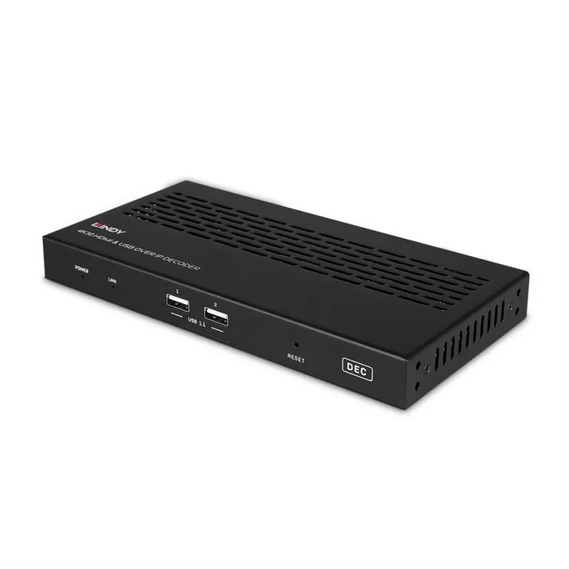 Lindy 4K30 HDMI un USB over IP sistēmas dekoders