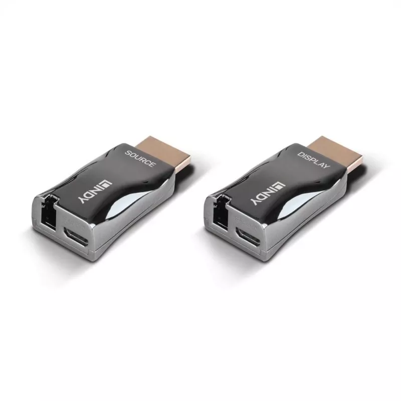 AV raidītājs un uztvērējs Lindy 300m Šķiedras optikas HDMI 4K60