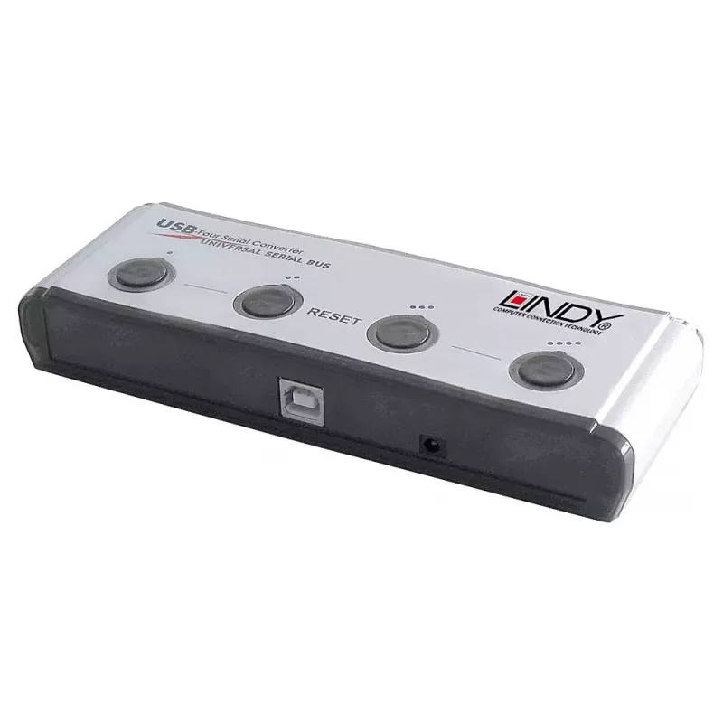 USB uz 4 Portu Seriālo Pārveidotājs Lindy 42858