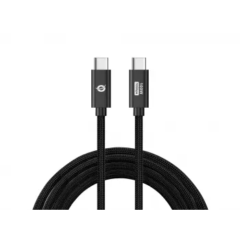 Conceptronic ETTA02B12 USB 3.2 Gen 2 C-C PD 3.0 100W kabelis 1,2m, 20V 5A, 10Gbps, E-Mark