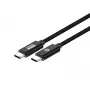 Conceptronic ETTA02B20 USB 3.2 Gen 2 C-C kabelis ar PD 3.0 100W 2m, 20V 5A, 10Gbps, E-Mark