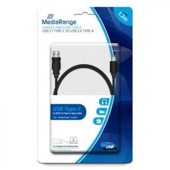 USB kabelis MediaRange MRCS160 USB 3.2 Gen 1 1.2 m