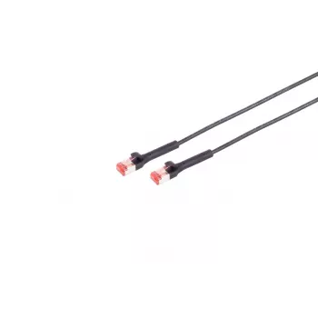 Tīkla kabelis Lanview LV-6AFTP-FLEX-ANG-0025B RJ45 Cat6A 25m Melns