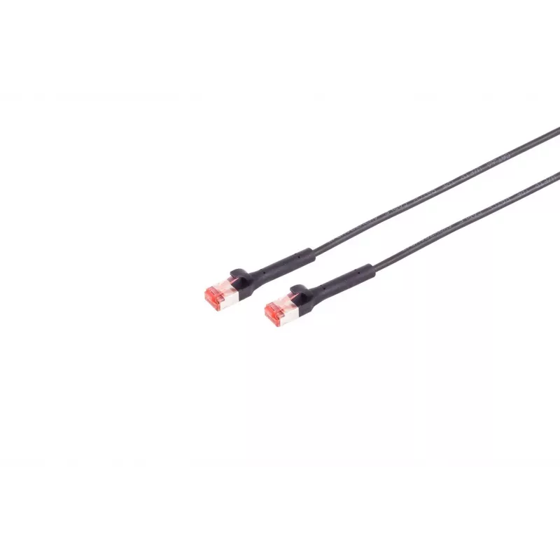 Tīkla kabelis Lanview LV-6AFTP-FLEX-ANG-0025B RJ45 Cat6A 25m Melns