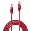Tīkla kabelis Lindy 20m Cat.6 RJ-45 U/UTP Sarkans
