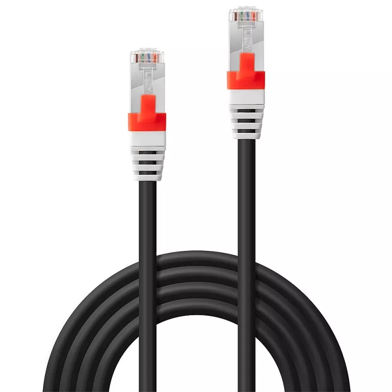 Tīkla kabelis Lindy Cat.6 (A) SSTP / S/FTP PIMF Premium RJ-45 2m Melns