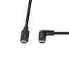 Lindy 0.5m USB 3.2 taisns USB-C uz taisnleņķa USB-C kabelis, 10Gbps