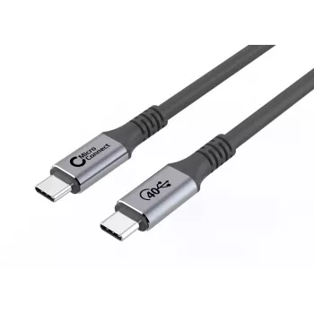 Microconnect USB4CC025 USB4 Gen 3x2 kabelis USB-C 0.25 m Melns