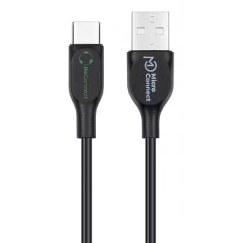 Microconnect ECO-USB3.1CCHAR05B USB kabelis USB 2.0 0.5 m USB A USB C Melns