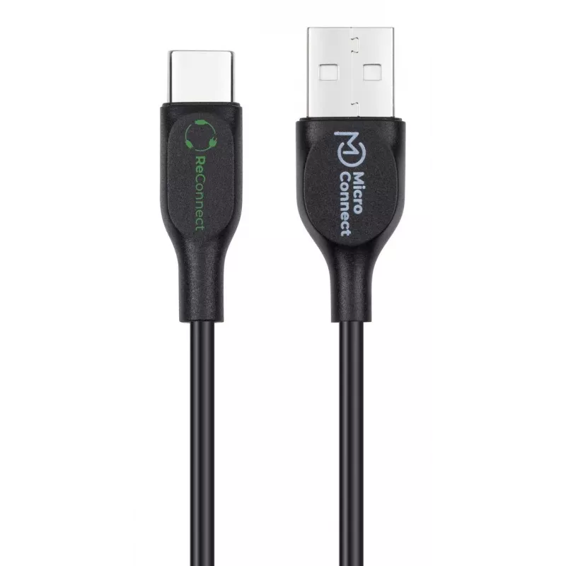 Microconnect ECO-USB3.1CCHAR2B USB kabelis USB 2.0 2 m USB A USB C Melns