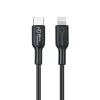 Microconnect ECO-USB3.1CL2 Lightning kabelis 2m Melns USB-C