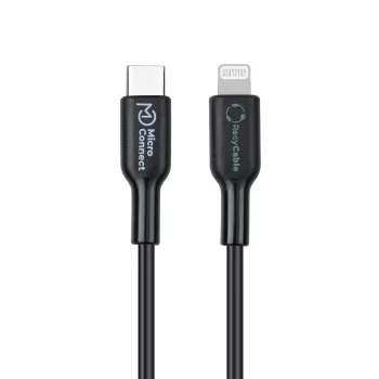 Microconnect ECO-USB3.1CL2 Lightning kabelis 2m Melns USB-C