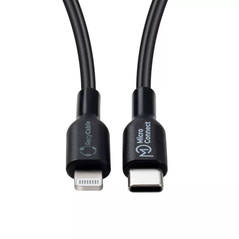 Microconnect ECO-USB3.1CL2 Lightning kabelis 2m Melns USB-C